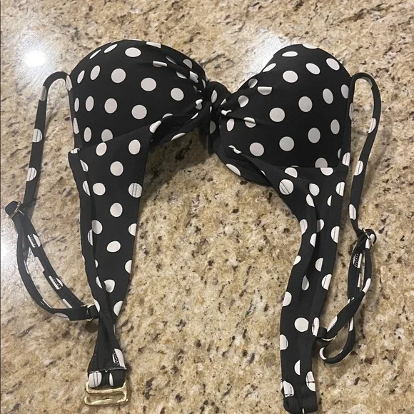 Polka Dot Bikini Top - Size Small - Picture 9 of 9
